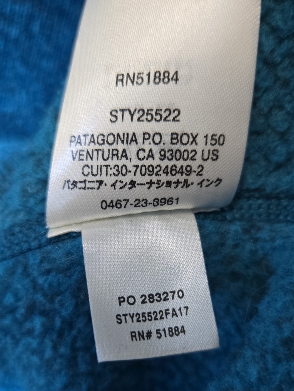 Patagonia Better Sweater Quarter Zip Men's XL Blue - Picture 13 of 14